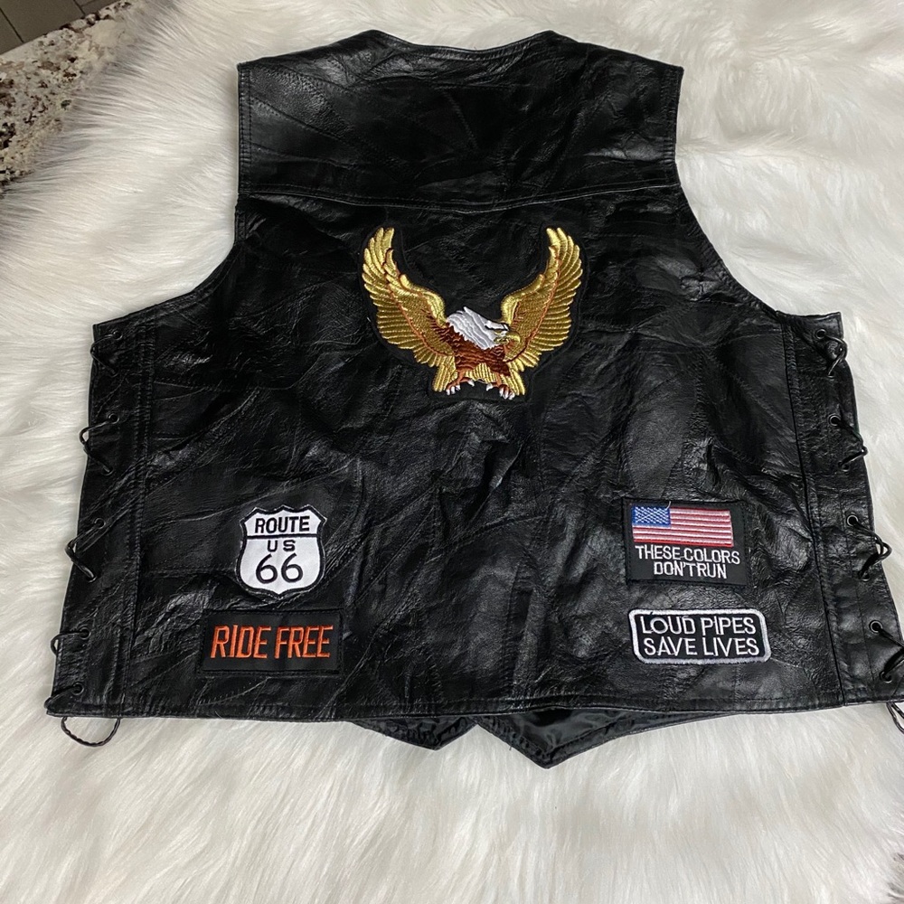 Rebel Ryder The Collection Leather Vest View 2